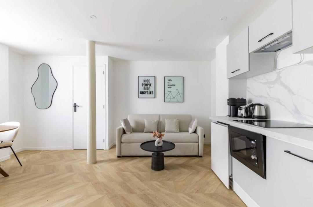 Chapelle/Ordener : Magnifique Appartement 1Br/4P París Exterior foto